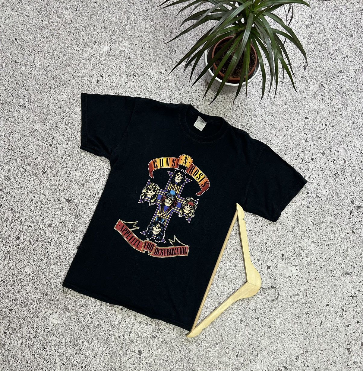 Band Tees × Guns N' Roses × Vintage Vintage 2004 Guns N Roses Appetite For Destruction Band Tee Size US M / EU 48-50 / 2 - 1 Thumbnail