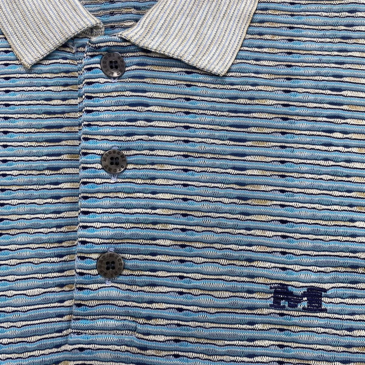 Missoni Vintage Missoni Sport Italy 3D Cable Polo Shirt Coogi Size US S / EU 44-46 / 1 - 6 Thumbnail