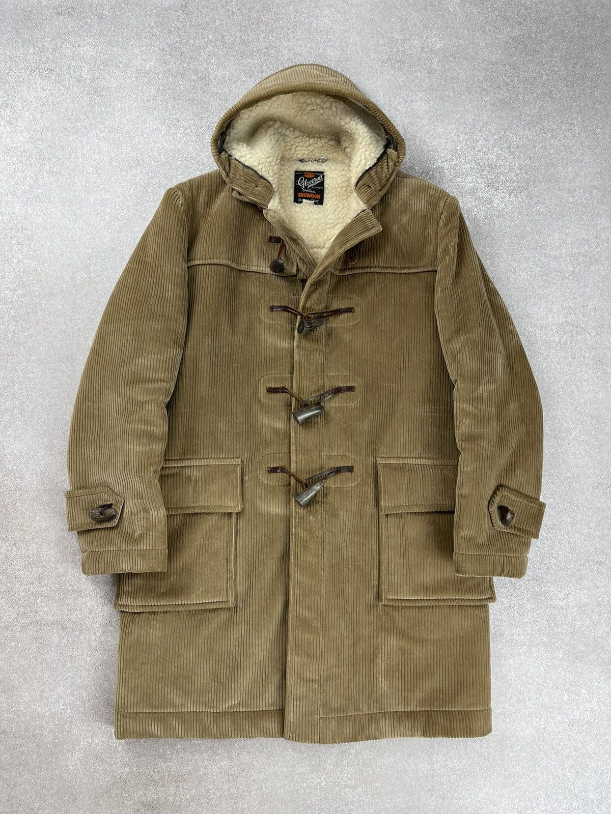 Gloverall × Vintage Vintage Gloverall Corduroy Duffle Coat Jacket Size US M / EU 48-50 / 2 - 2 Thumbnail