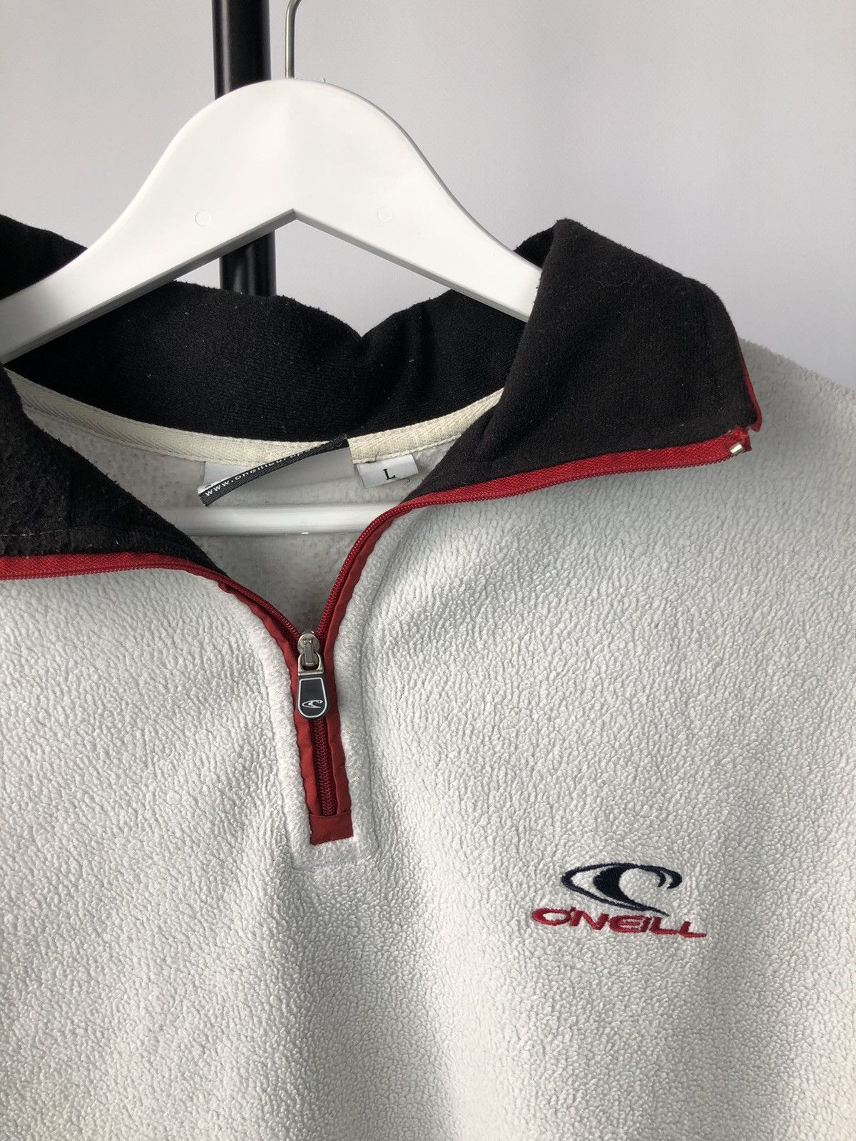 O'Neill × Vintage Oneill Surf Style Y2K Oversized 1/4 Fleece Sweatshirt Size US L / EU 52-54 / 3 - 4 Thumbnail