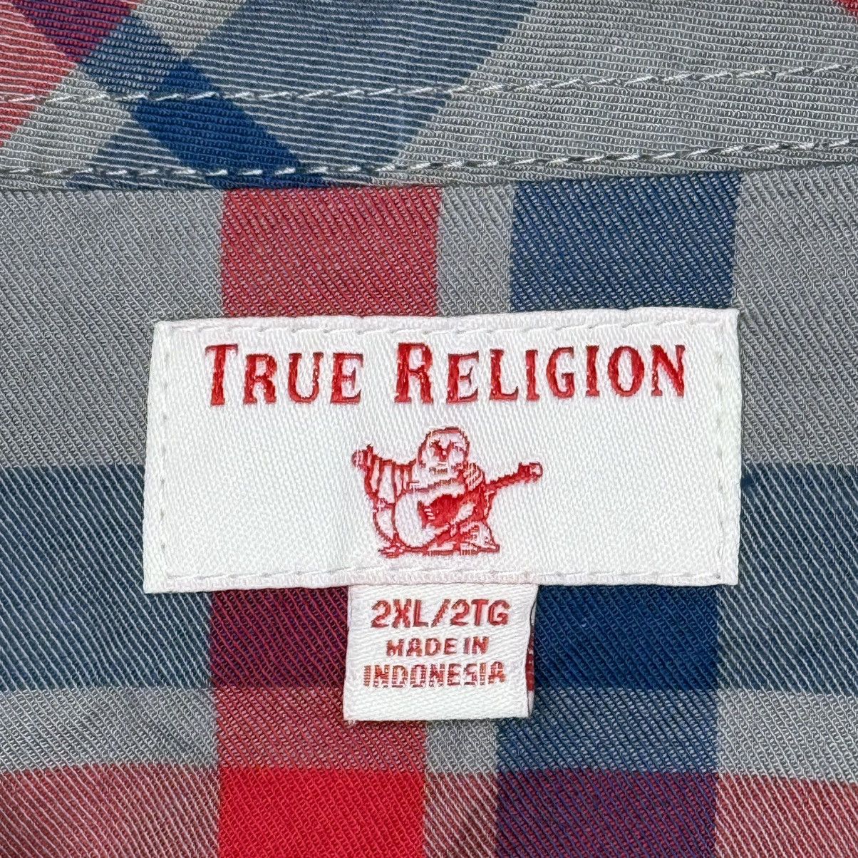 True Religion True Religion Men’s Plaid Button-Up Shirt Size XXL New Size US XXL / EU 58 / 5 - 6 Thumbnail