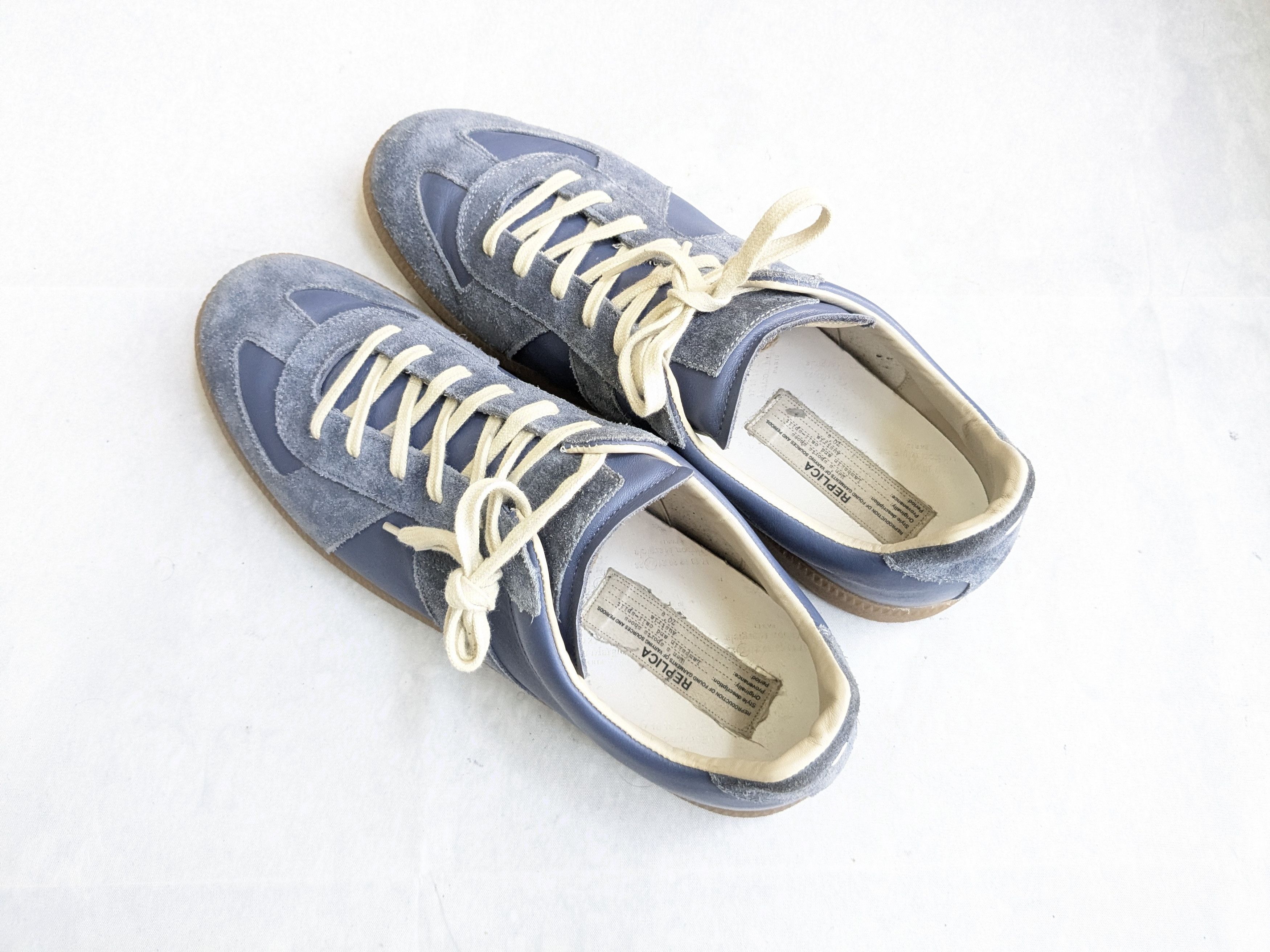 Maison Margiela Maison Margiela Replica GAT Blue 13 46 Low Tops Gum Size US 13 / EU 46 - 13 Thumbnail