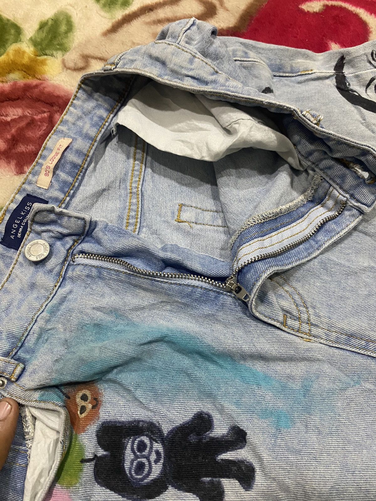 Custommade Angle Kiss Loose Fit Baggy Custommade Jeans Size 29" - 4 Thumbnail