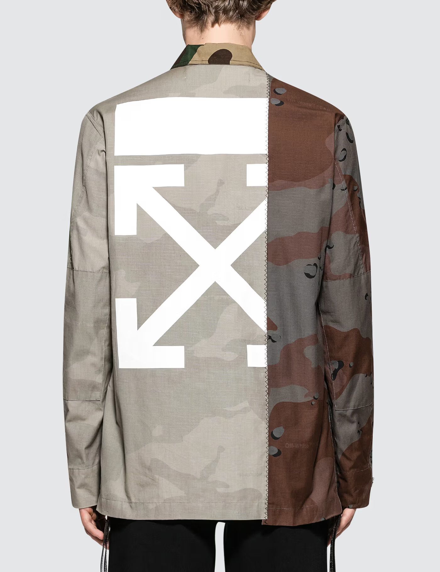 Off-White New with Tag* OFF-WHITE™ RECONSTR CAMO FIELD JACKET Size US M / EU 48-50 / 2 - 9 Thumbnail