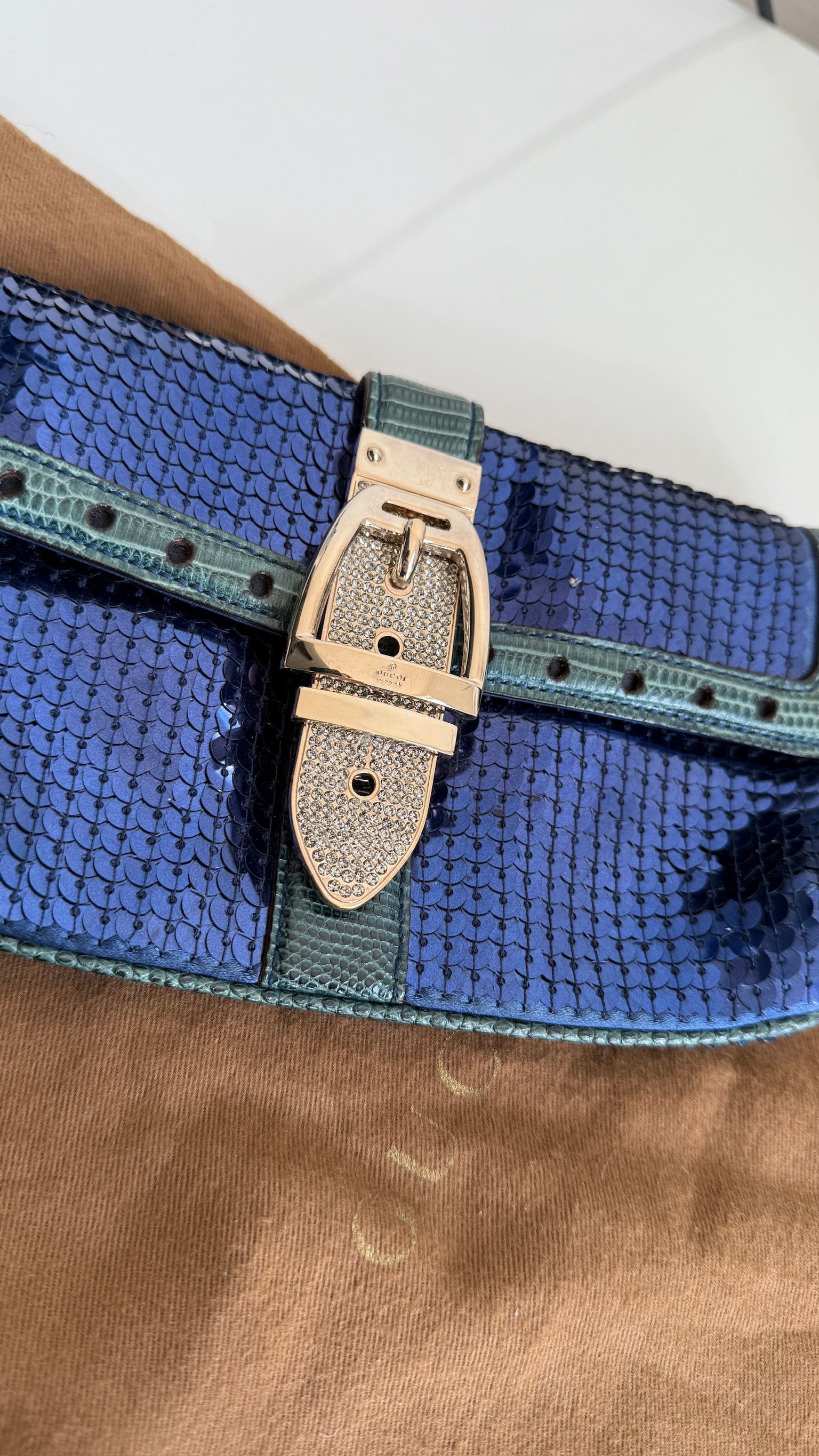Gucci Gucci Lizard Clutch Vintage Size ONE SIZE - 7 Thumbnail