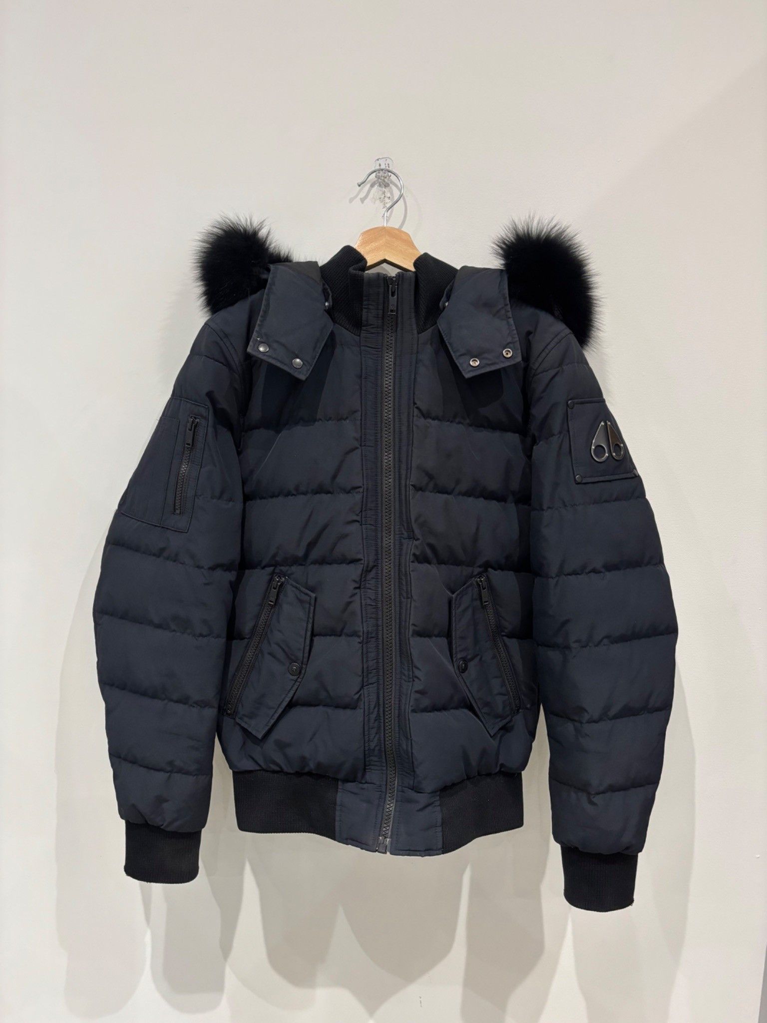 Moose Knuckles Moose Knuckles Onyx Shearling Bomber Jacket Size US S / EU 44-46 / 1 - 1 Thumbnail