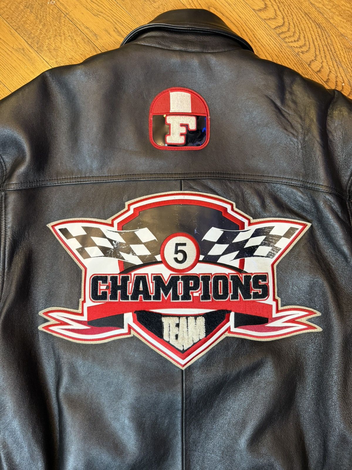 Fubu Vintage Fubu racing team leather jacket Size US XL / EU 56 / 4 - 15 Thumbnail