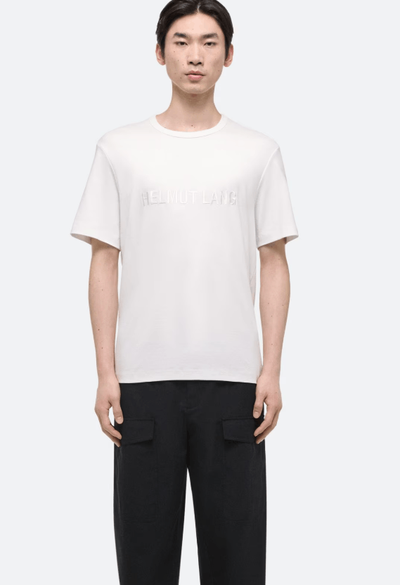 Helmut Lang BNWT SS25 HELMUT LANG LOGO OV TEE TSHIRT XL Size US XL / EU 56 / 4 - 10 Thumbnail