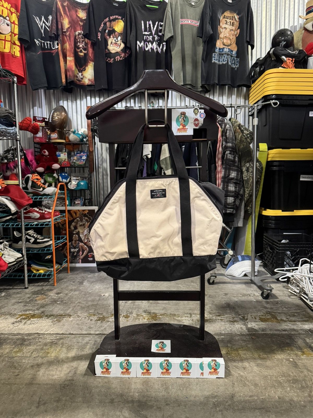 90s Vintage Polo Jeans Ralph Lauren Tote Bag