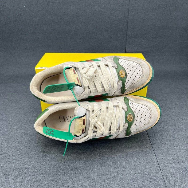 Gucci Gucci Screener Sneakers in Gray Green - Size US 10.5 / EU 43-44 - 8 Thumbnail