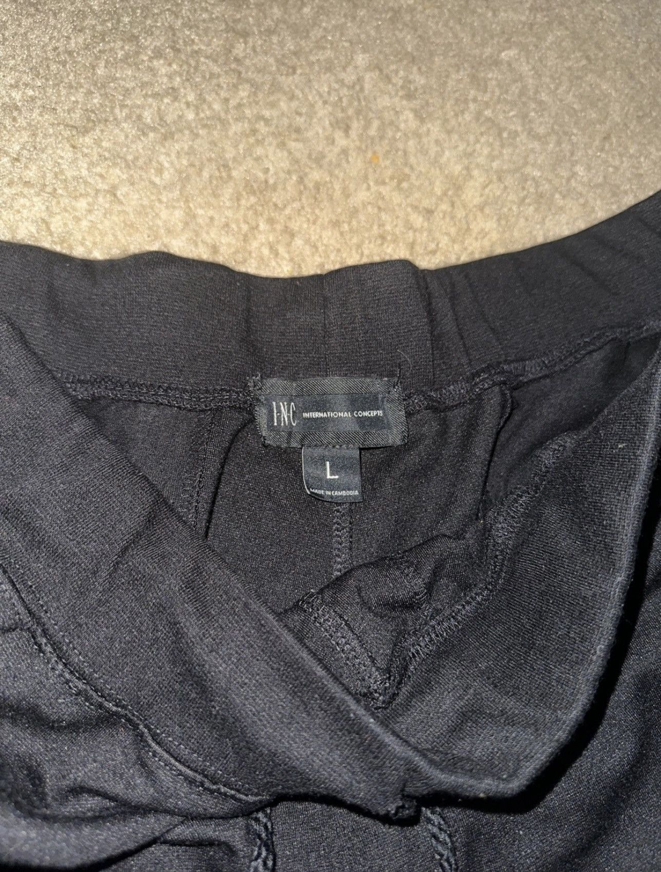 I.N.C INC International Concept black joggers Size US 36 / EU 52 - 2 Thumbnail