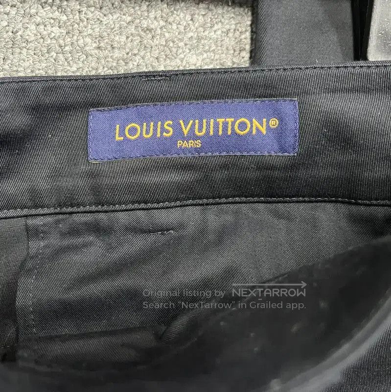 Louis Vuitton Louis Vuitton Black Cotton Casual Pants . Size US 36 / EU 52 - 3 Thumbnail
