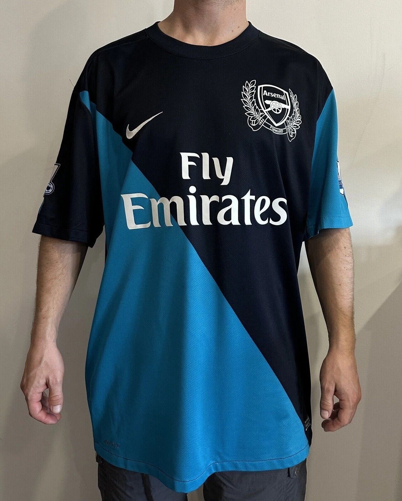 Nike FC ARSENAL 2011 2012 AWAY JERSEY SHIRT SOCCER FOOTBALL Size US XXL / EU 58 / 5 - 1 Thumbnail