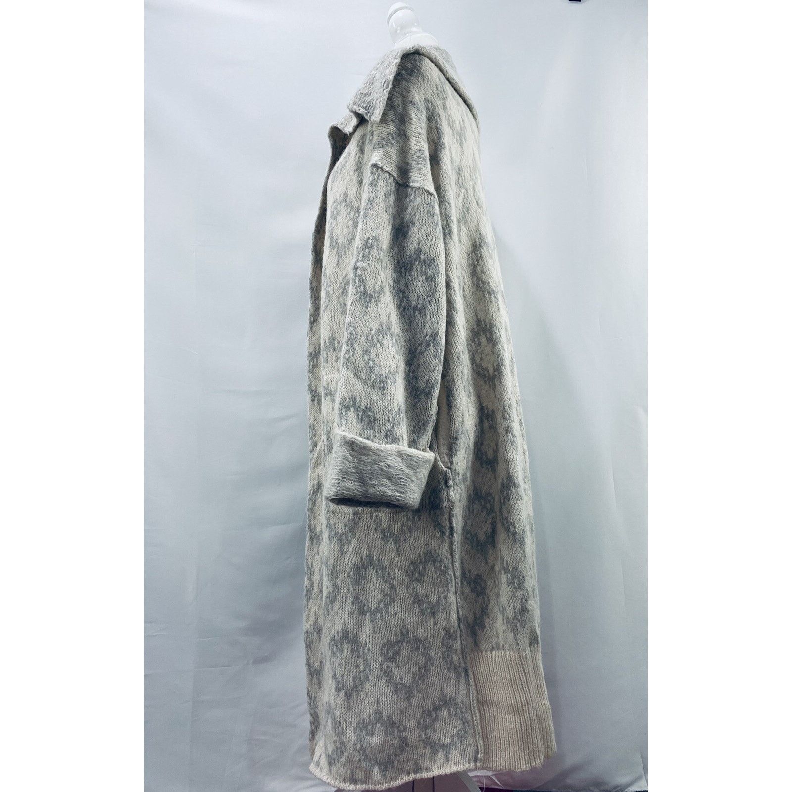 Free People Free People Like A Diamond Sweater Coat Icy Combo S A002095 Size S / US 4 / IT 40 - 6 Thumbnail