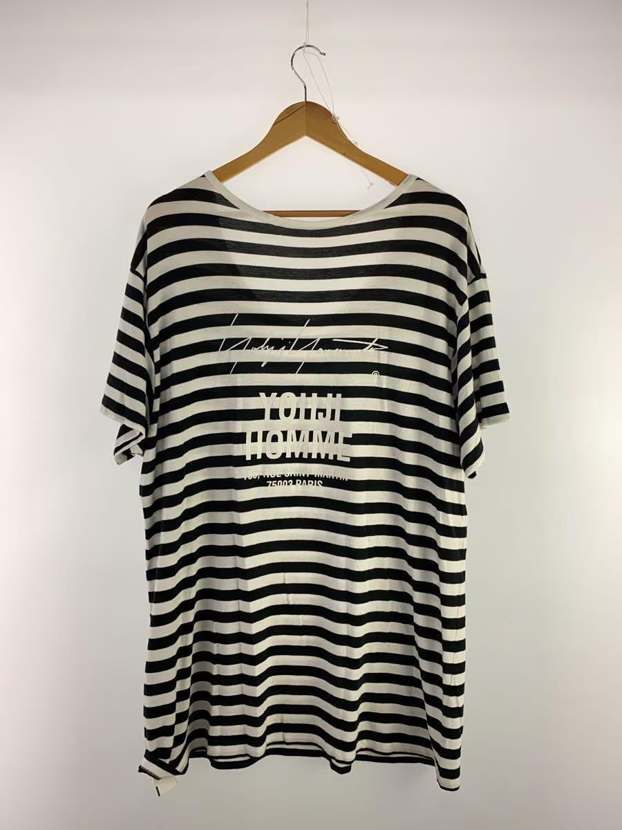 Yohji Yamamoto Logo Striped Tee Size US L / EU 52-54 / 3 - 3 Thumbnail