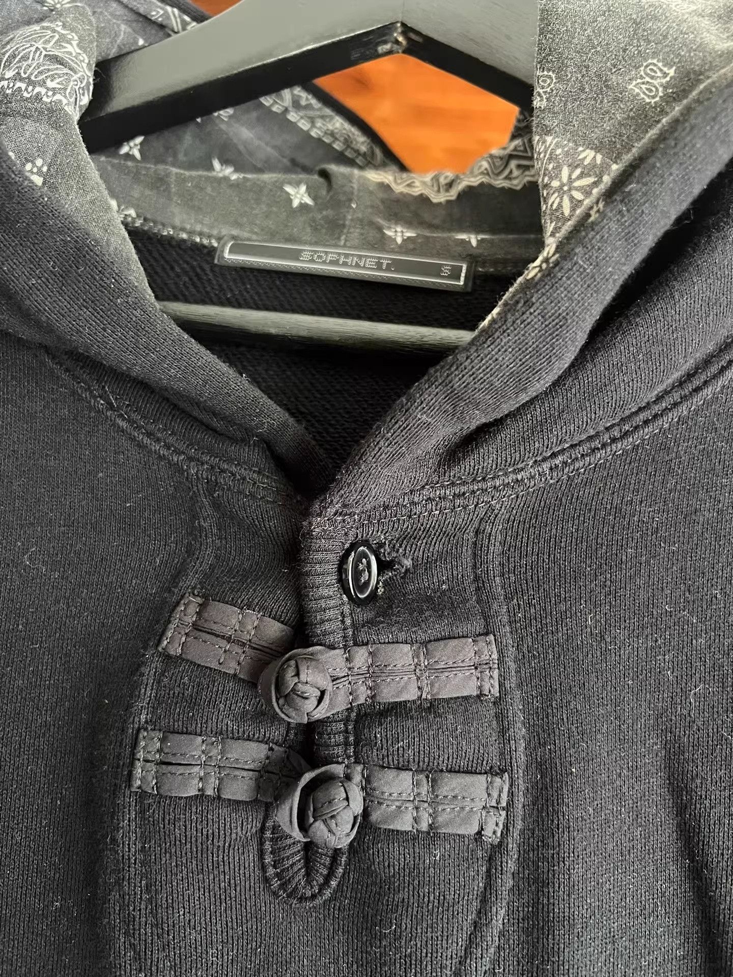 Sophnet. Sophnet Black Paisley Chinese Knot Hoodie Size US S / EU 44-46 / 1 - 6 Thumbnail