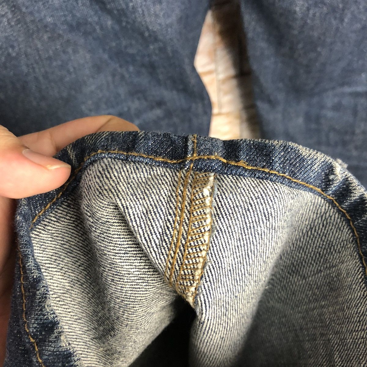 Japanese Brand Japanese Brand Blue Denim Pants #7579 Size US 37 - 18 Thumbnail