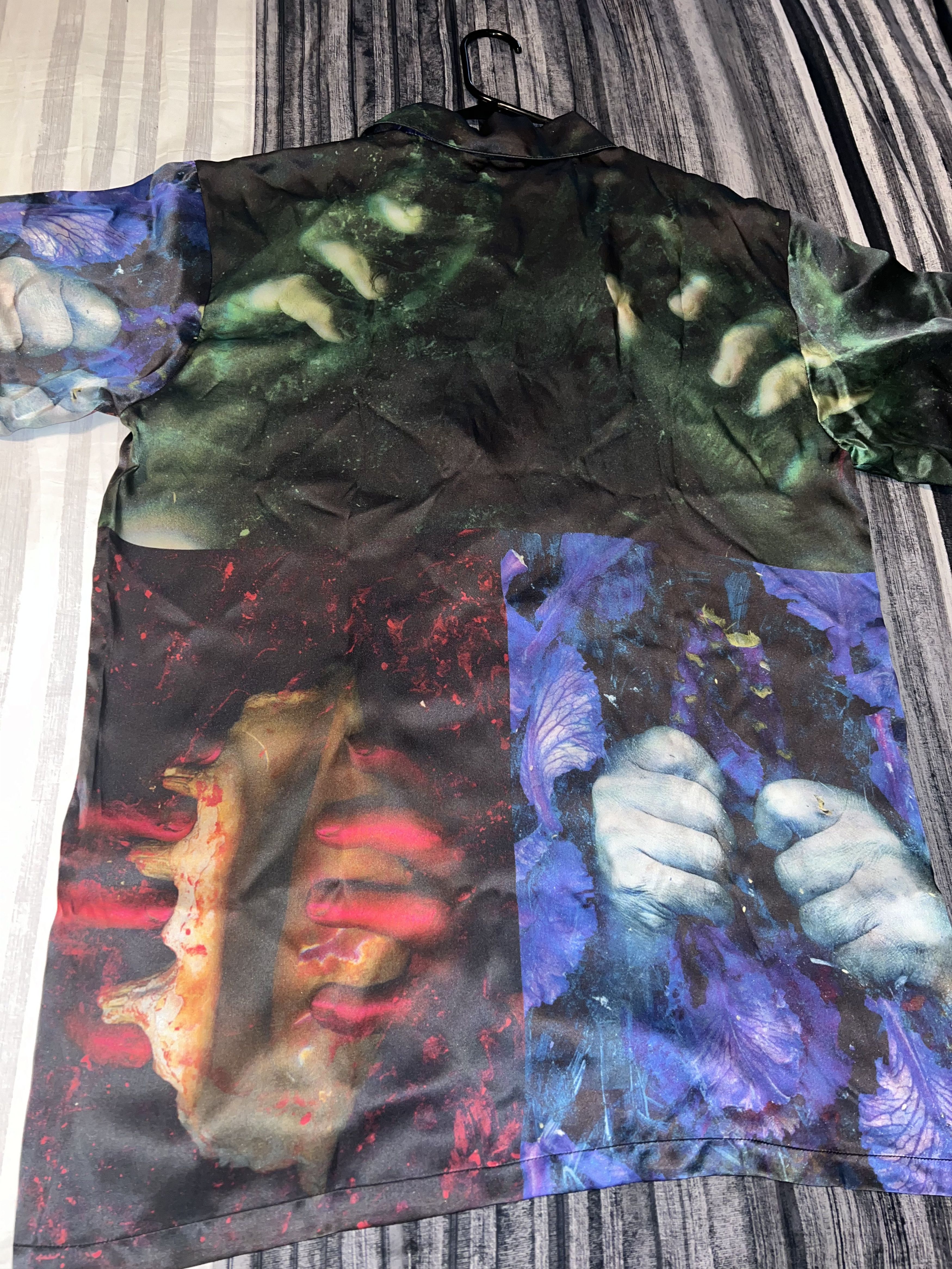 Ottolinger Ottolinger x Lucie Stahl "Print" Silk Satin Shirt Size M / US 6-8 / IT 42-44 - 7 Thumbnail