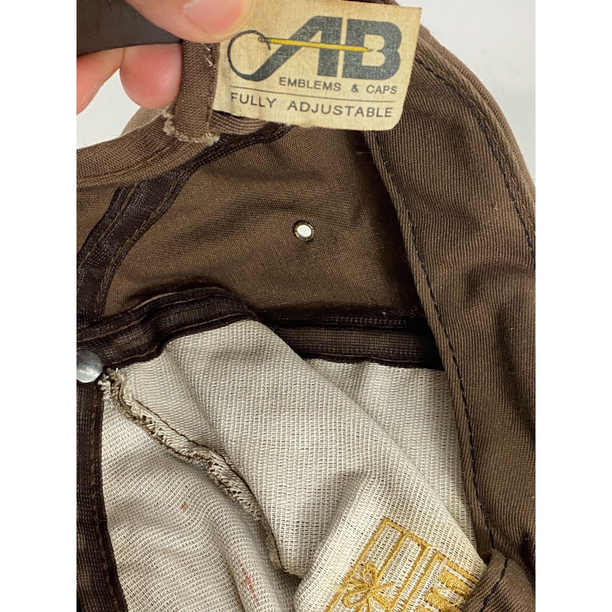 Vintage Vintage AB UPS Embroidered Snapback Dad Hat Cap Brown Made i Size ONE SIZE - 5 Thumbnail