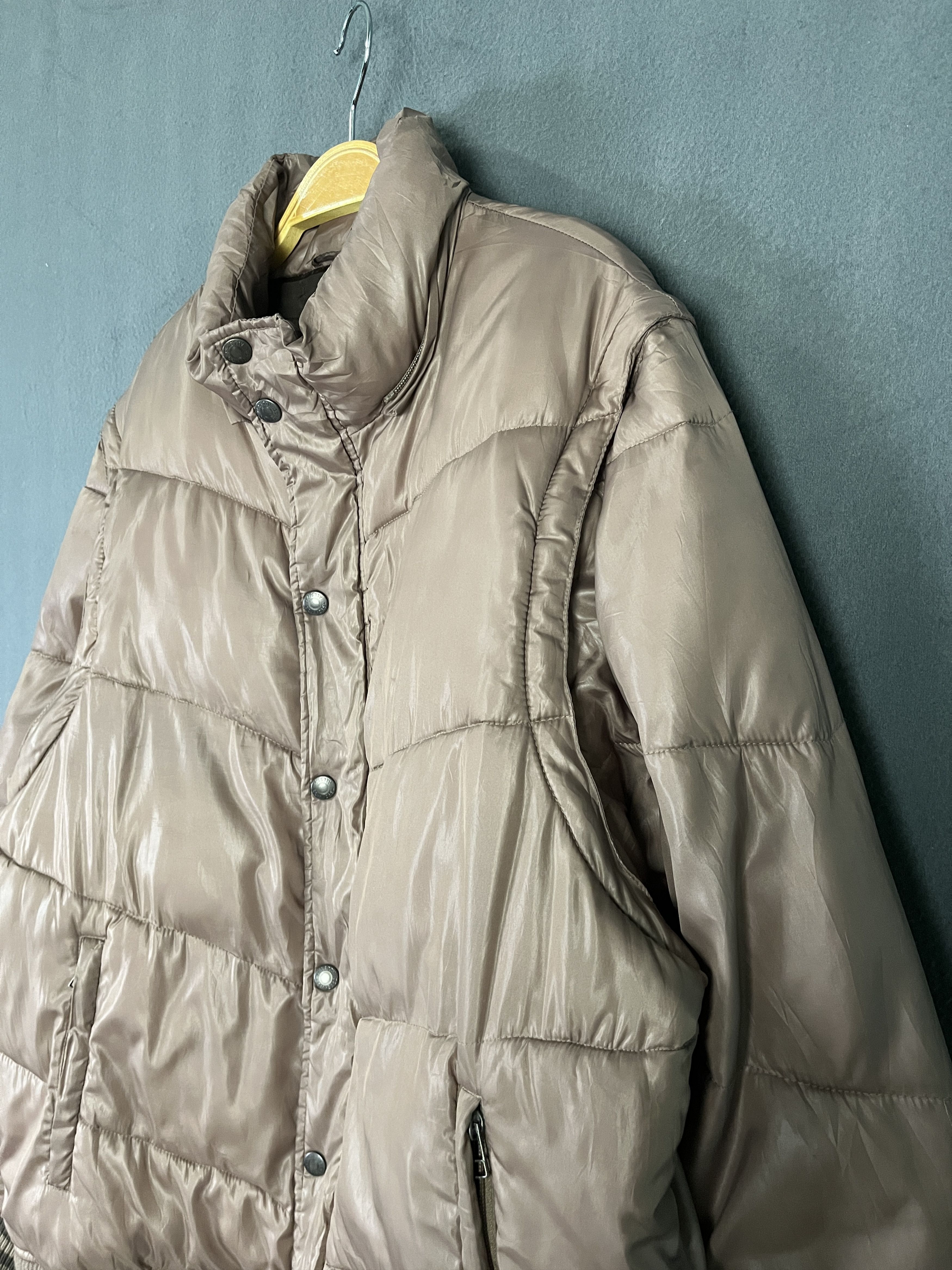 Converse Converse Puffer Down Detachable Sleeves Bronze Vest Jacket Size US L / EU 52-54 / 3 - 10 Thumbnail