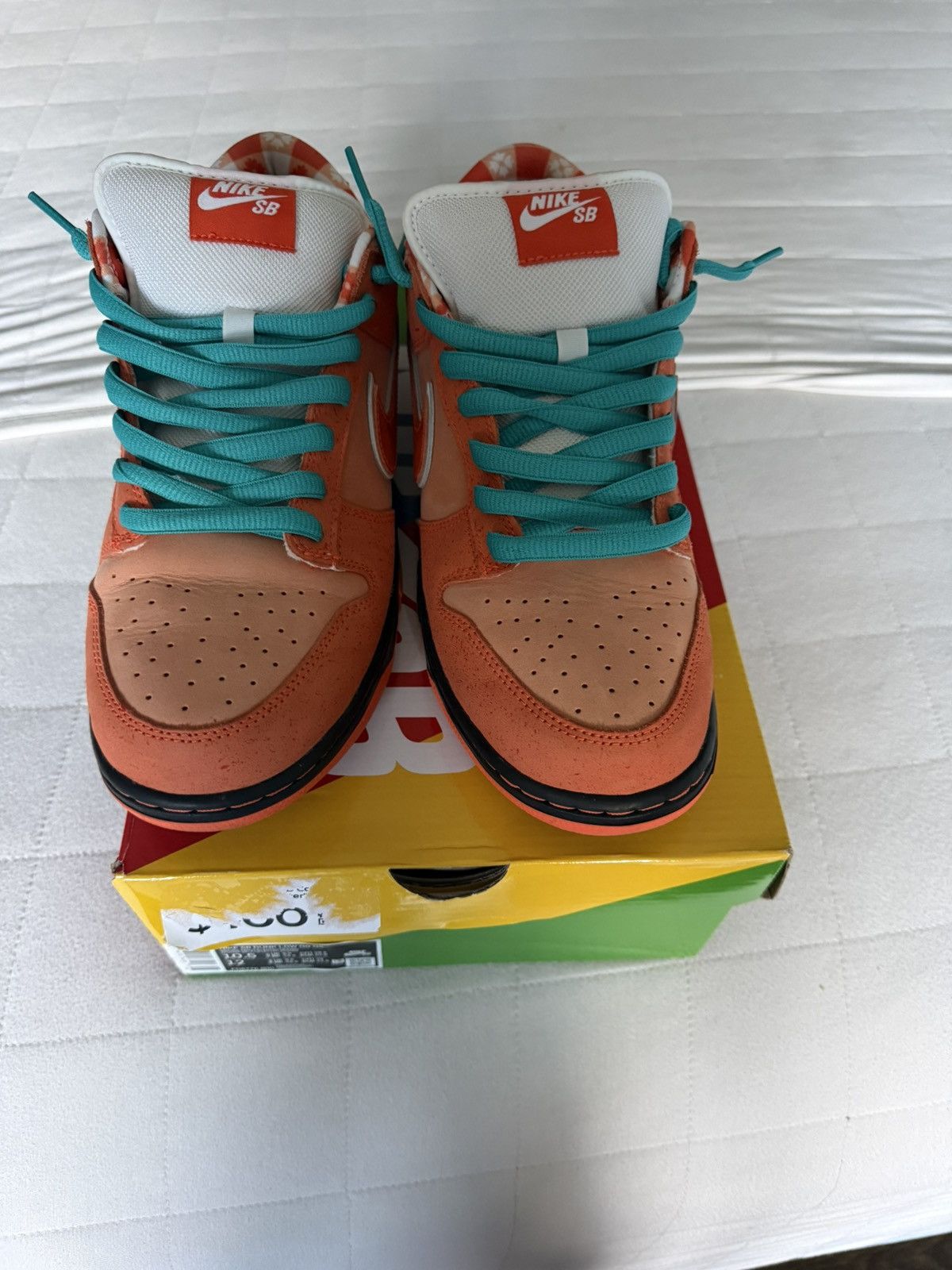 Nike dunk SB low pro concepts orange lobster size 10.5
