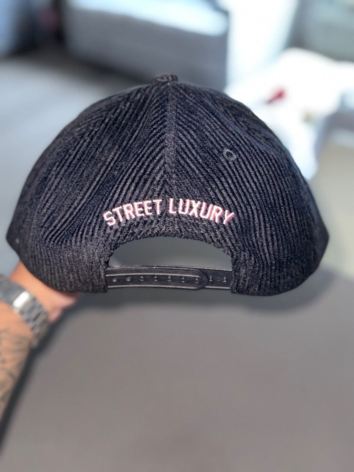 Homme + Femme La Homme + Femme Hotel Corduroy Hat Size ONE SIZE - 2 Thumbnail