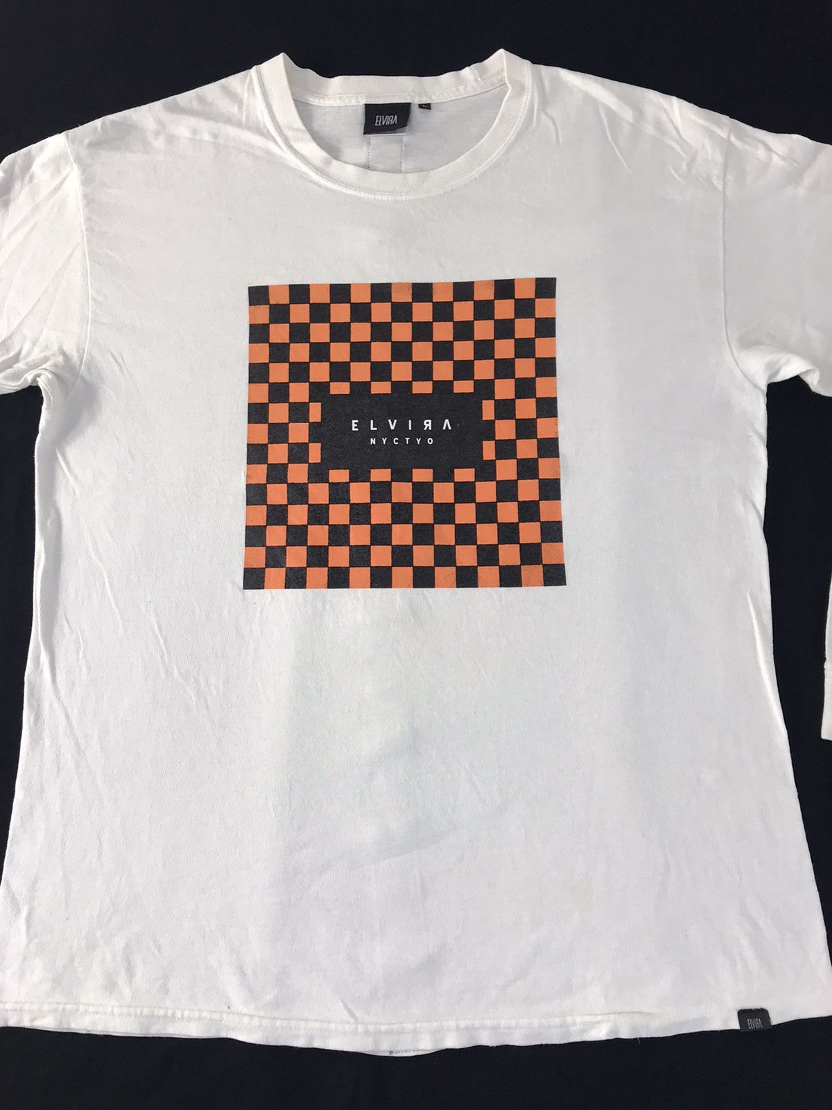 Japanese Brand Hype Elvira Net Checkered Side Tape Longsleeve Tee T-shirt Size US L / EU 52-54 / 3 - 3 Thumbnail
