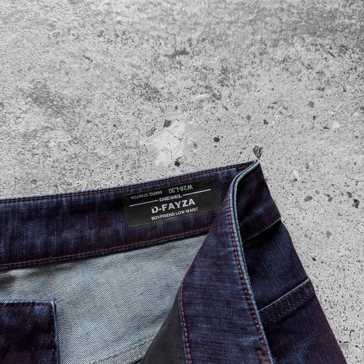 Designer × Diesel Diesel Womens D-Fayza Boyfriend Low Waist 069RQ Denim Jeans Size 30" / US 8 / IT 44 - 8 Thumbnail