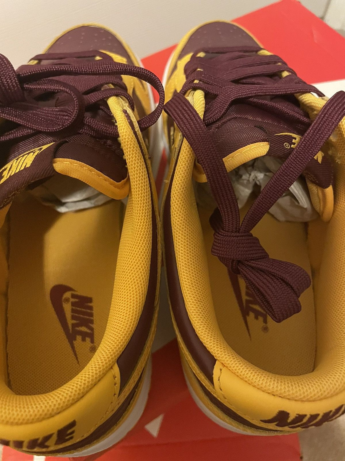 Nike Nike Dunk Low Arizona State / university gold Size US 8 / EU 41 - 2 Thumbnail