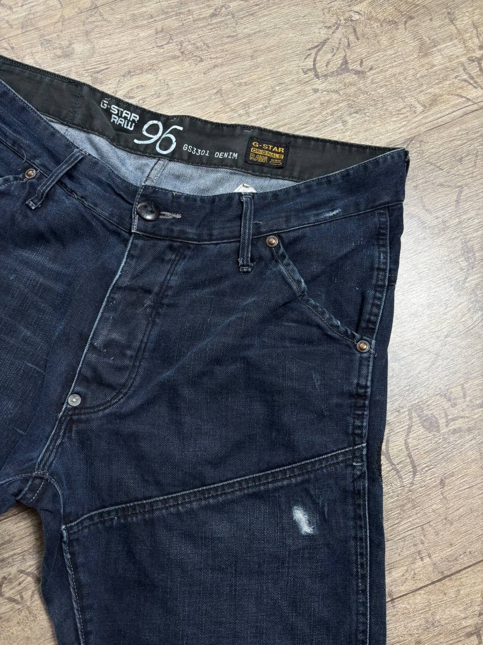 G-Star G-Star Raw 96 Cropped Y2K Bermuda Denim Shorts Size US 33 - 8 Thumbnail