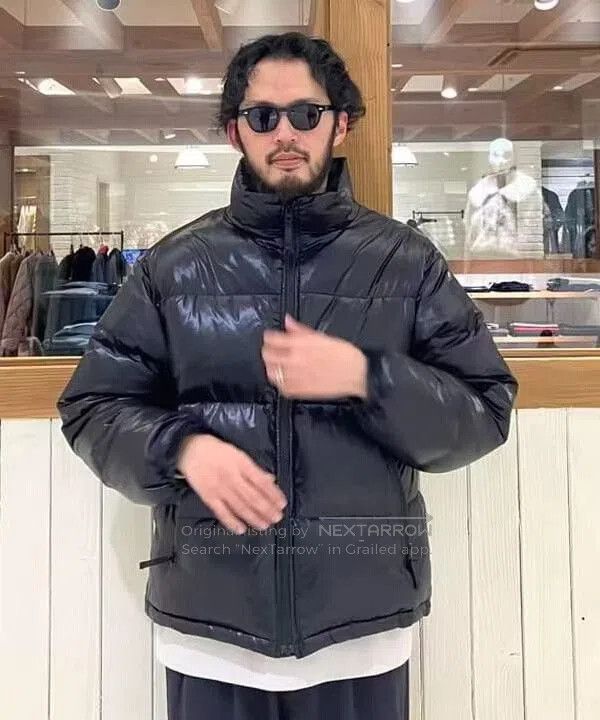 Beams Japan lightweight warm puffer jacket with stand collar. Size US M / EU 48-50 / 2 - 5 Thumbnail