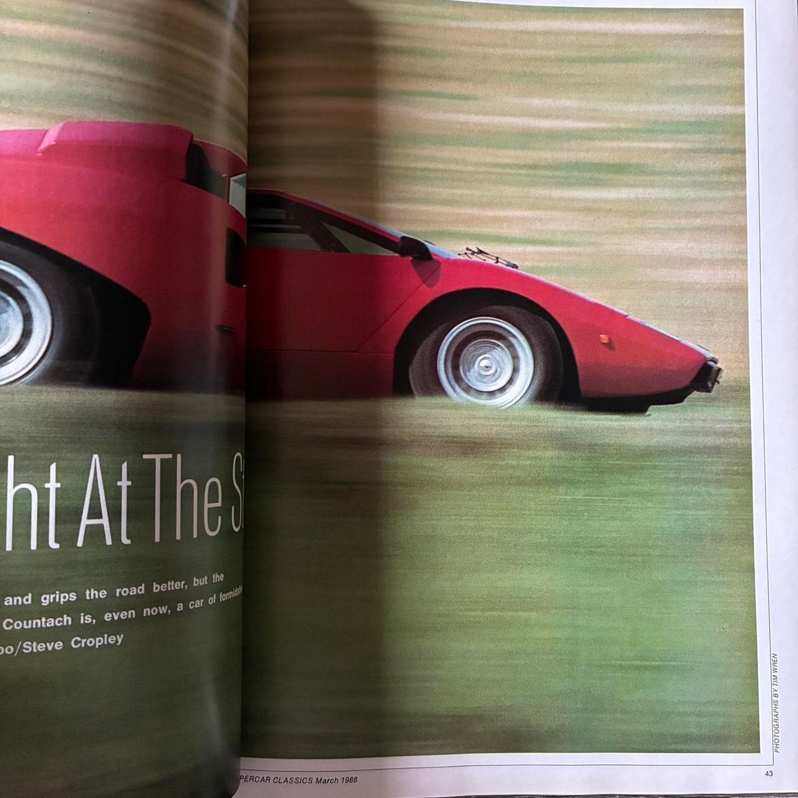 Bugatti × Lamborghini × Vintage Supercar classics magazine Bob Wallace On Lamborghini Size ONE SIZE - 3 Thumbnail