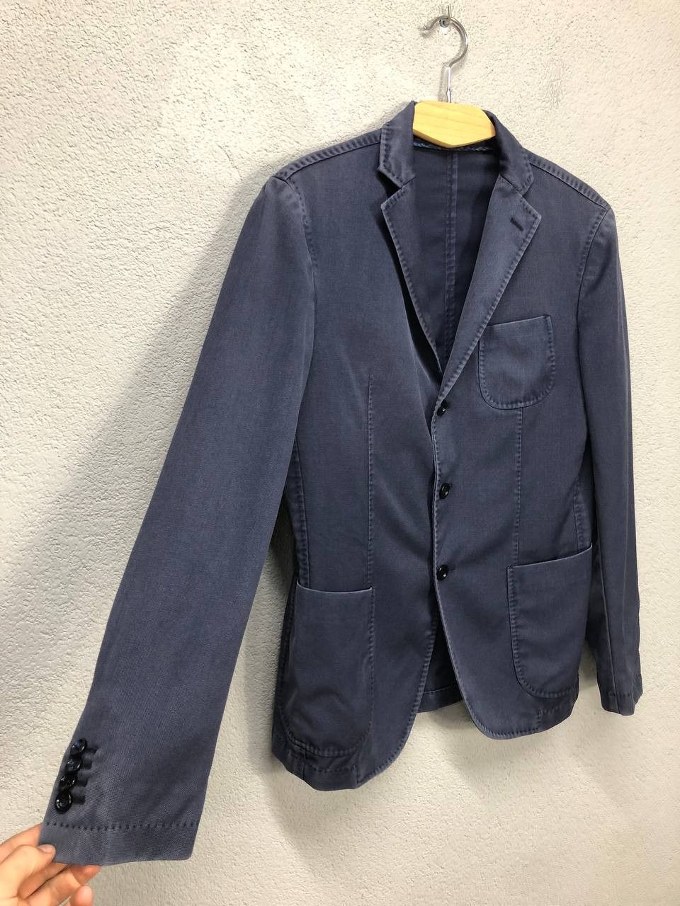 Paoloni Paoloni mens wool blazer jacket size 48 / Medium Size 48R - 16 Thumbnail