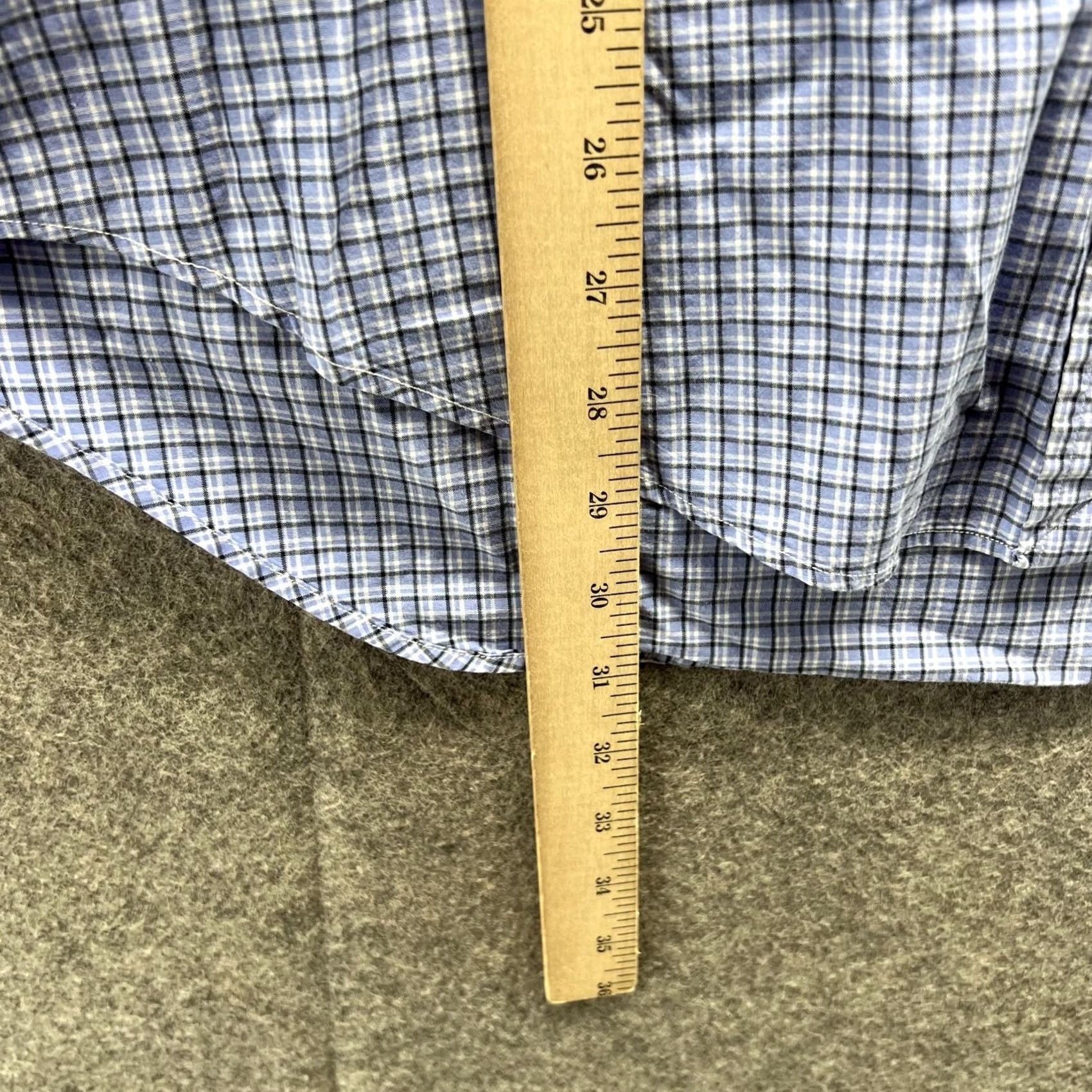 Ralph Lauren Ralph Lauren Shirt Men 15 32/33 Plaid Blue Casual Button-Down Yarmouth Vintage Size US M / EU 48-50 / 2 - 7 Thumbnail