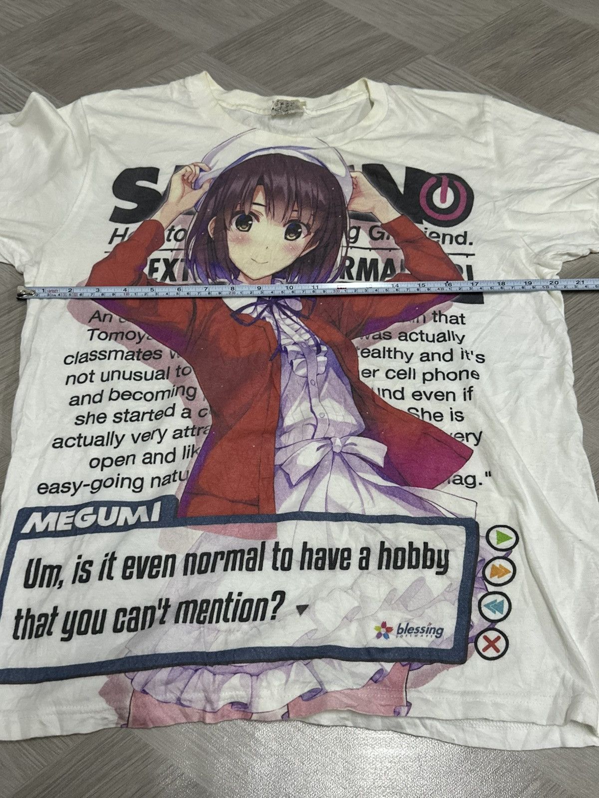 Anime Cospa x Anime Saekano Megumi Katou Character T-Shirt Size US M / EU 48-50 / 2 - 6 Thumbnail