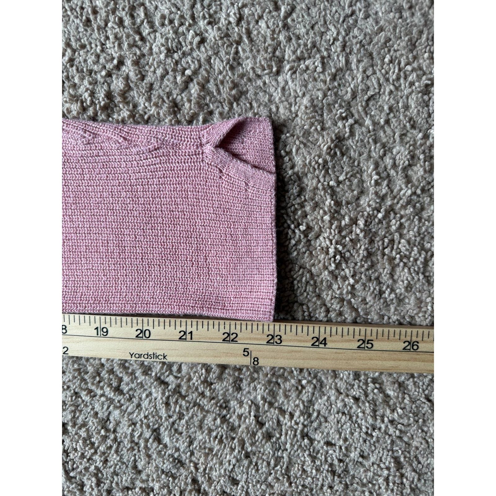 Other J.Jill Long Sleeve V-Neck Knit Pullover Sweater Pink Women S Size S / US 4 / IT 40 - 8 Thumbnail