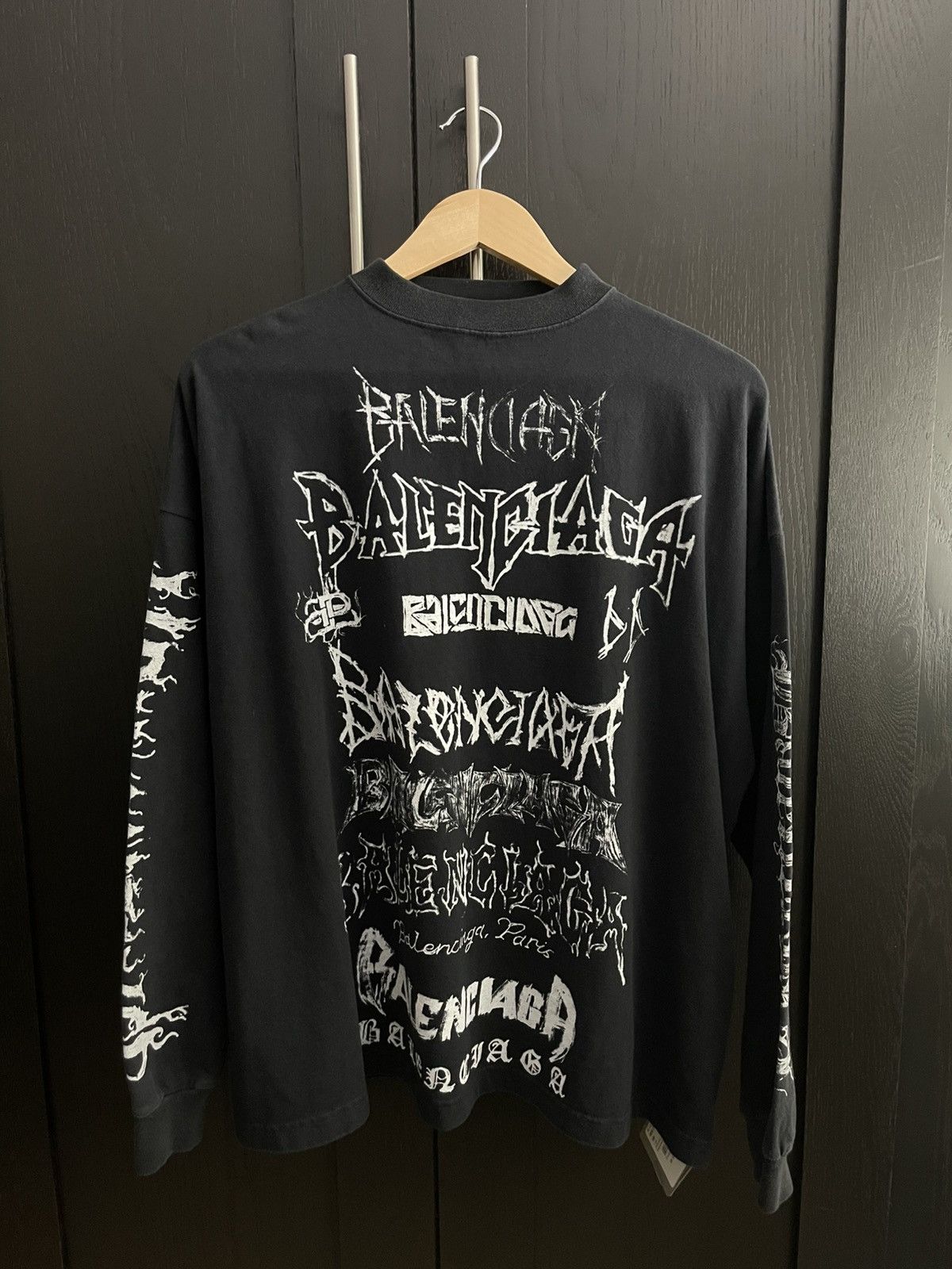 Balenciaga DIY Metal Logo Longsleeve Size US S / EU 44-46 / 1 - 1 Thumbnail