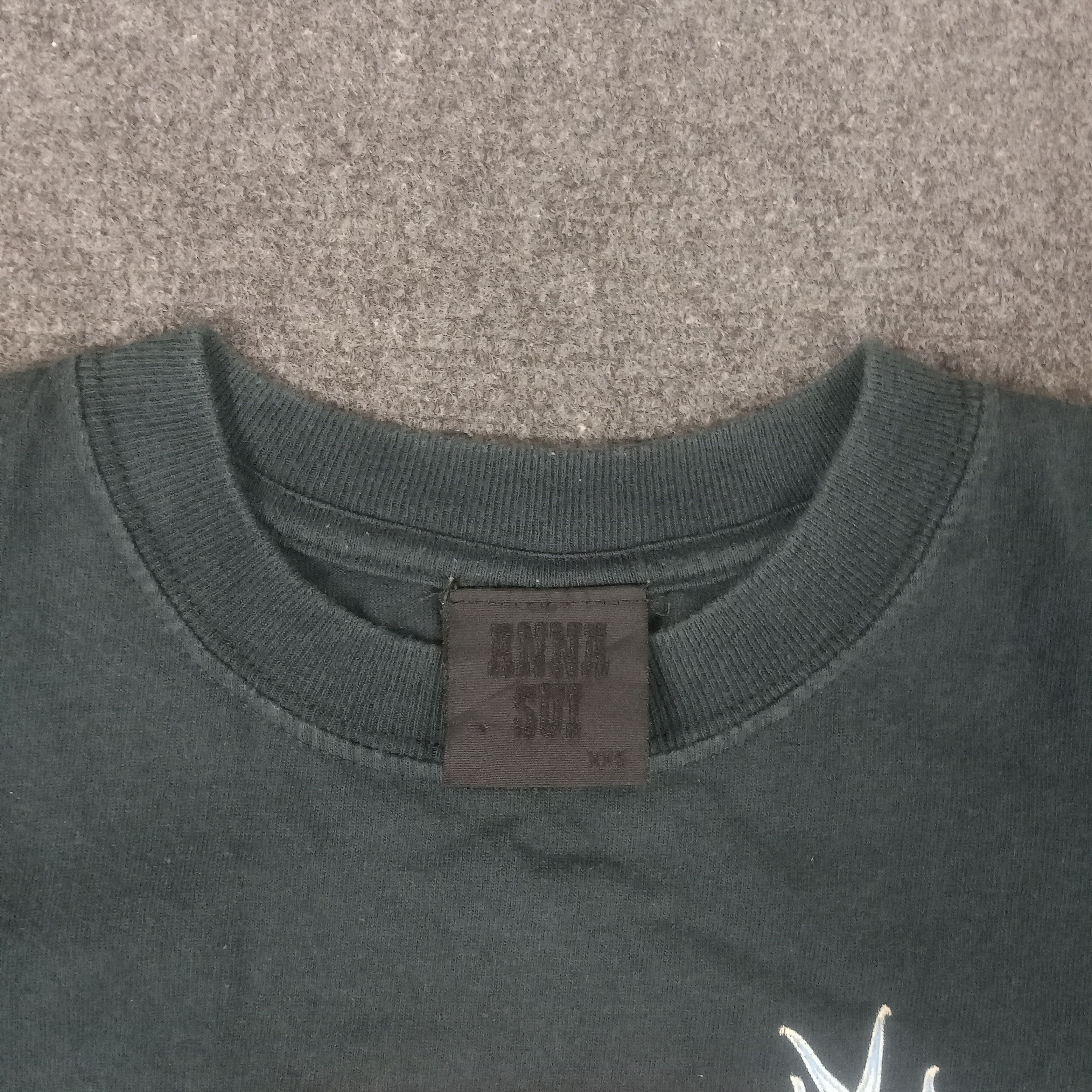 Anna Sui × Vintage Anna Sui American Designer Love Art Tshirt Size S / US 4 / IT 40 - 4 Thumbnail