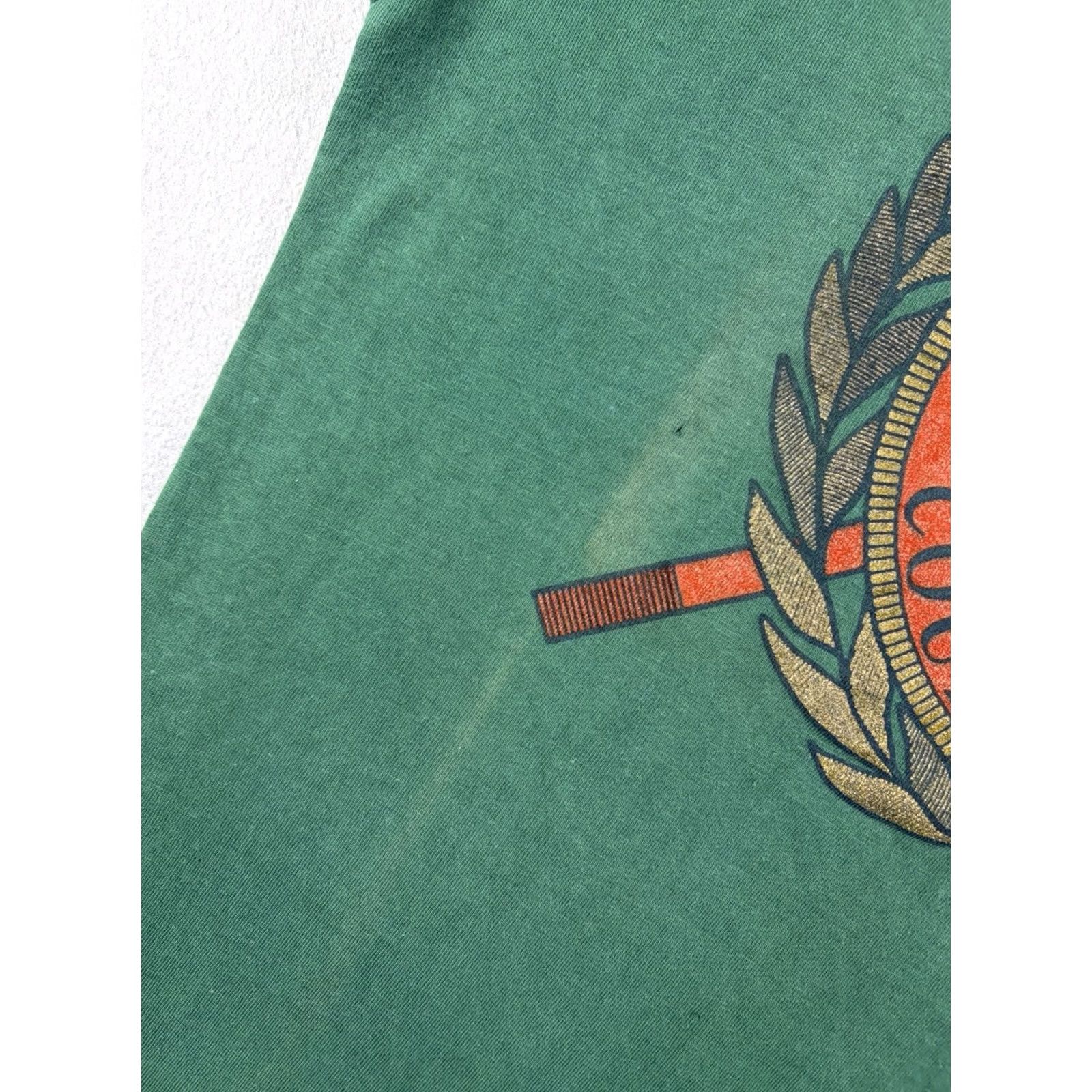 Vintage VINTAGE Golf Shirt Men L Green 90s Bermuda Country Club Polo Short Sleeve Crew Neck Regular Size US L / EU 52-54 / 3 - 3 Thumbnail