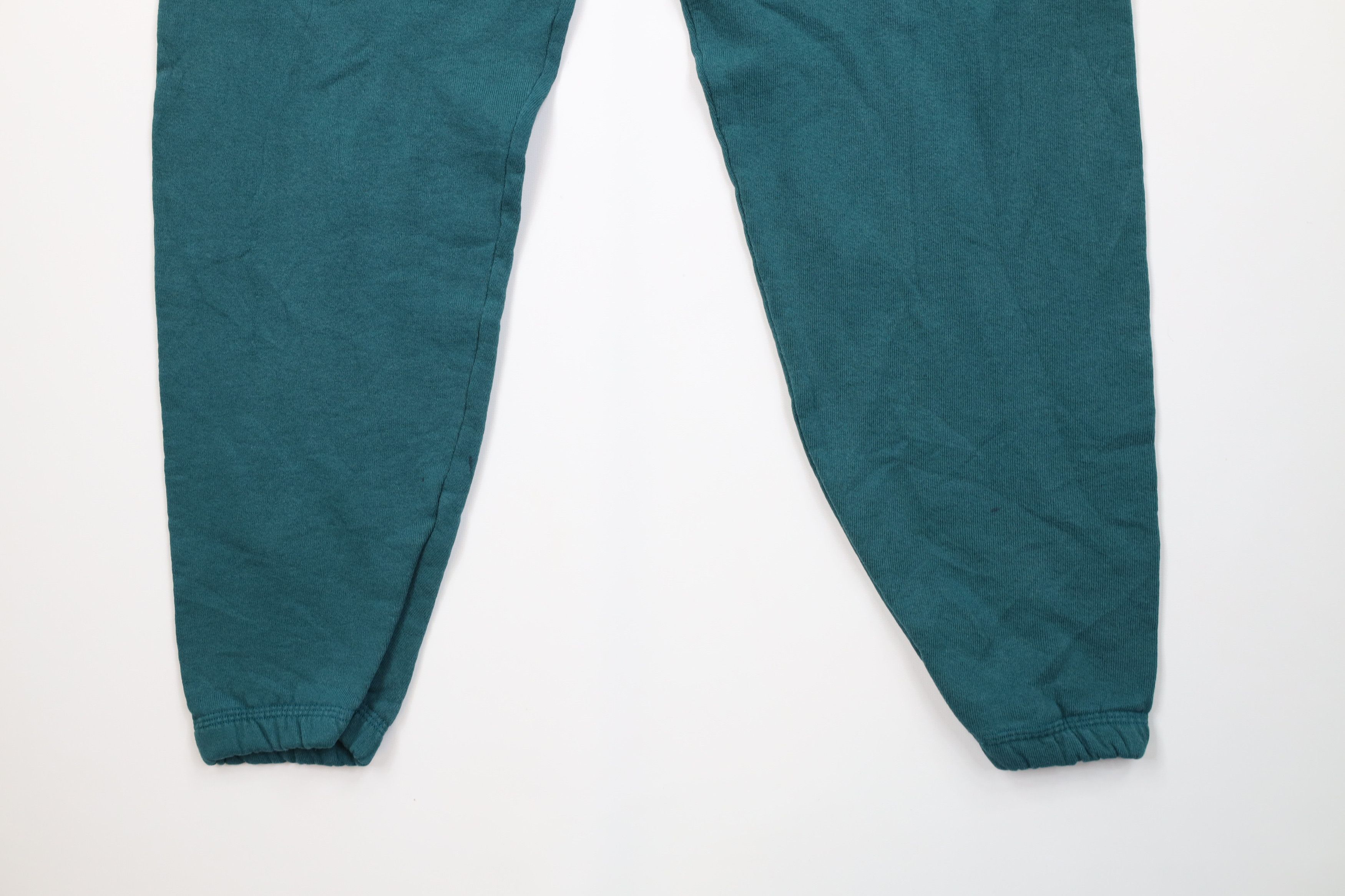 Vintage Vintage 90s Streetwear Blank Sweatpants Joggers Green USA Size US 34 / EU 50 - 13 Thumbnail