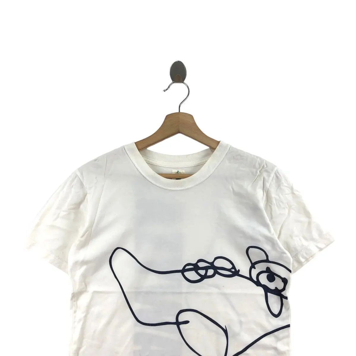 Jun Takahashi × Undercover Vtg UNDERCOVER JUN TAKAHASHI ERA Bear Doodle Tee Shirt Size M / US 6-8 / IT 42-44 - 5 Thumbnail