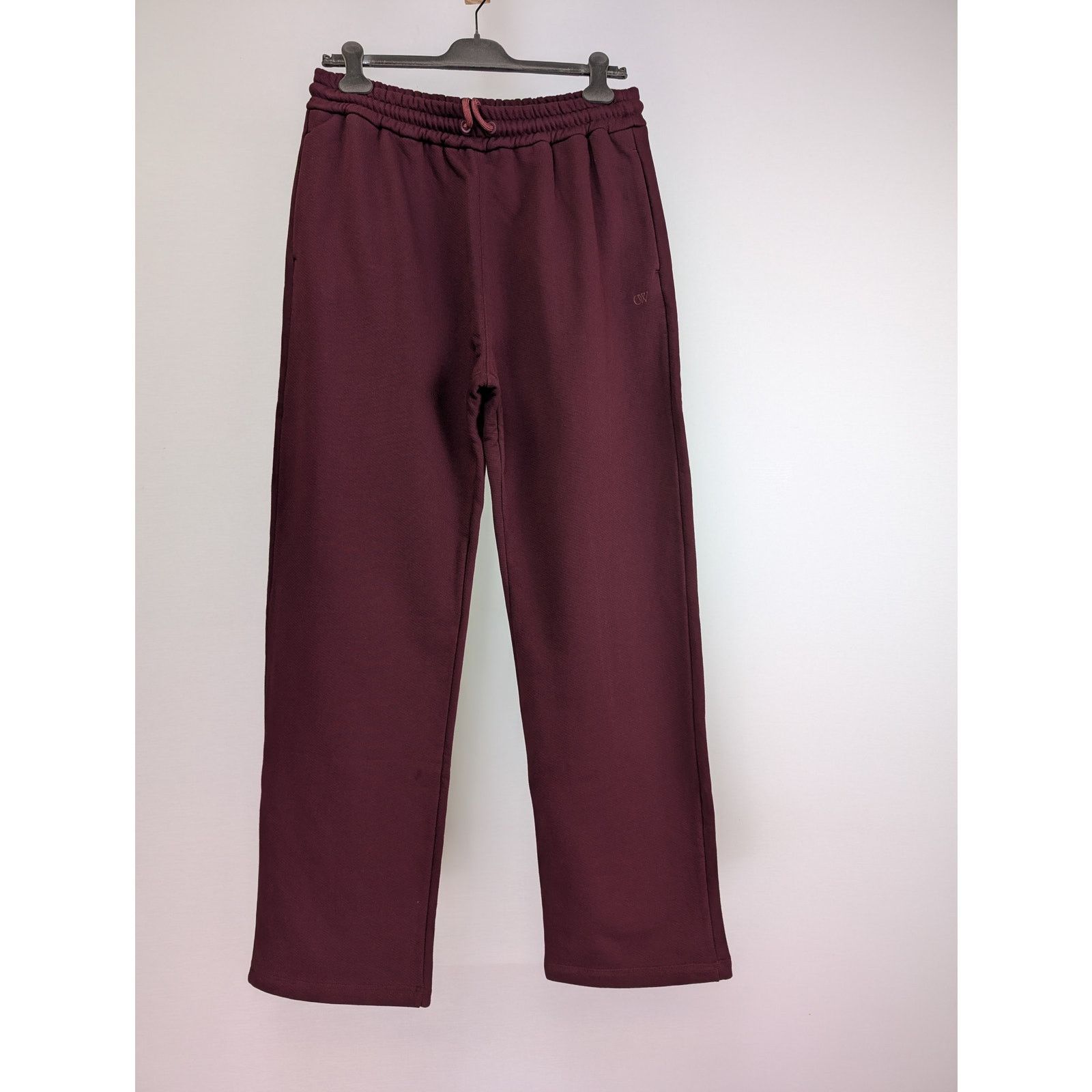 Off-White o1rshd1 Emb Sweatpants Fig Fig in Maroon Size US 36 / EU 52 - 3 Thumbnail