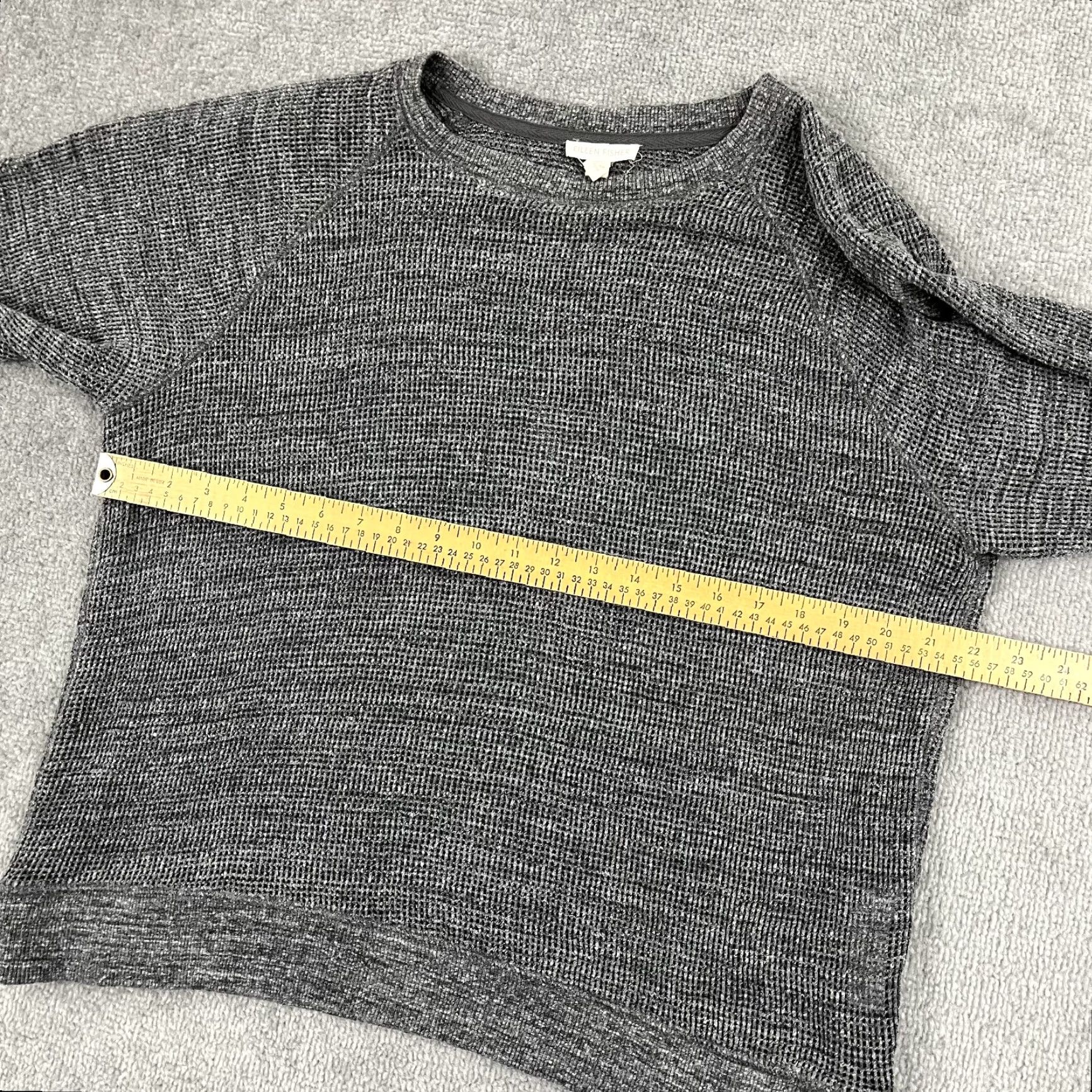 Eileen Fisher Eileen Fisher Sweater Women’s Medium Gray Cotton Stretch Crew Pullover Lightweight Breathable Casual Size M / US 6-8 / IT 42-44 - 5 Thumbnail