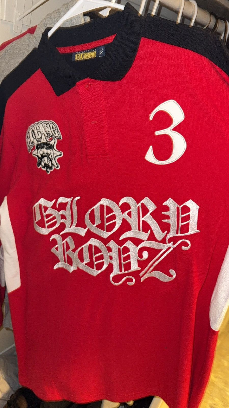 Glo Gang × Seventh Heaven Seventh heaven x Glo gang rugby polo