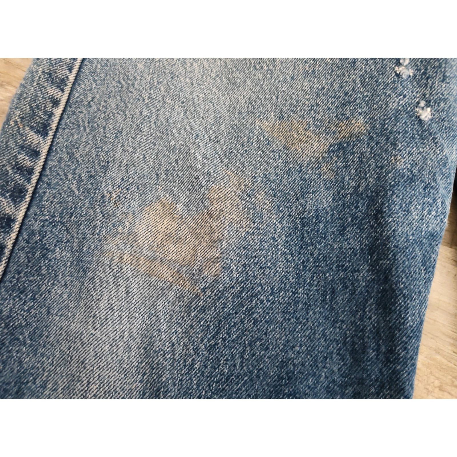 Levi's Vintage Levi's Men’s Jeans 36x30 Straight Fit Distressed 90s Y2K Blue Cotton Size US 36 / EU 52 - 5 Thumbnail