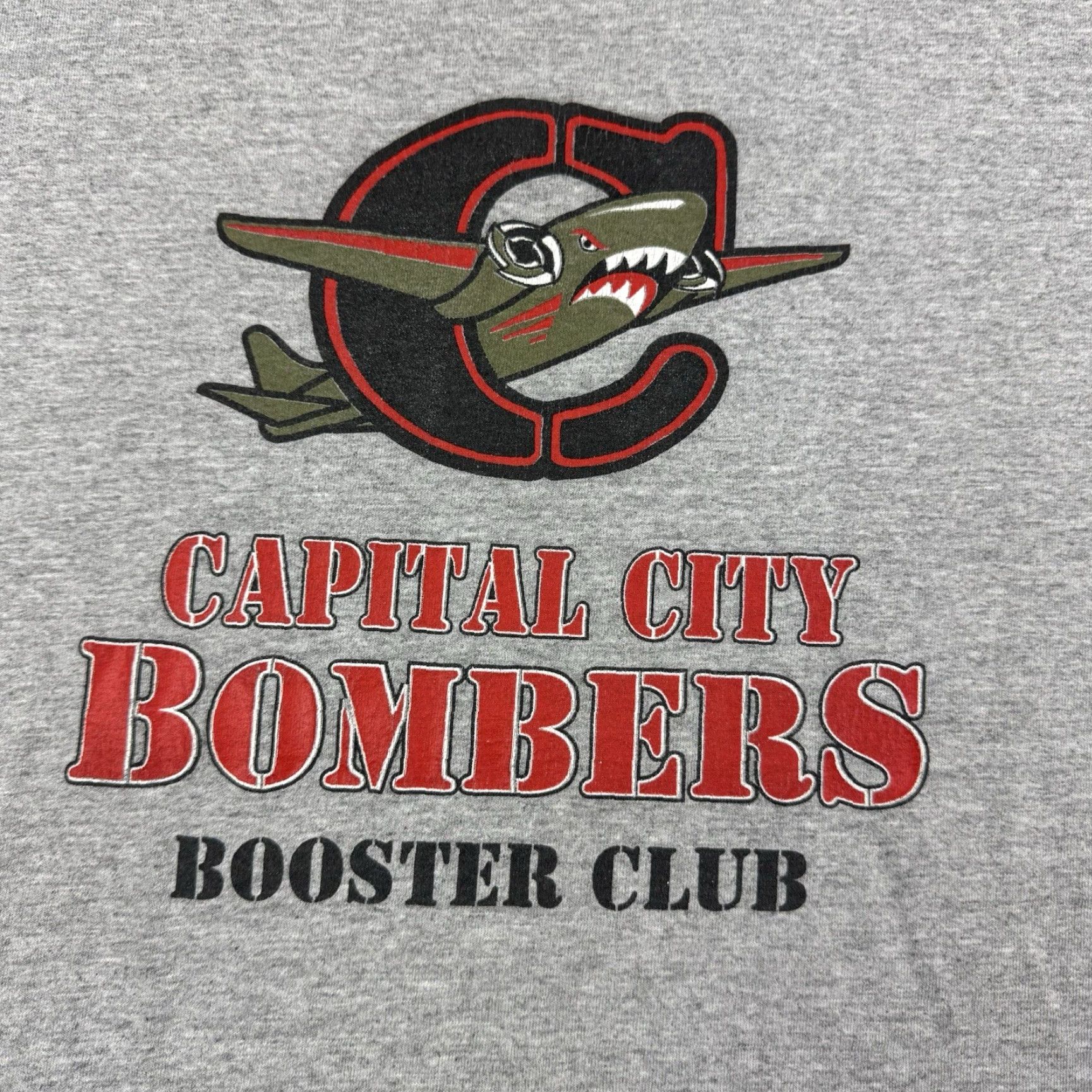 Gildan VINTAGE Capital City Bombers T-Shirt Men XL Gray 90s Y2K Baseball Sports Size US XL / EU 56 / 4 - 3 Thumbnail