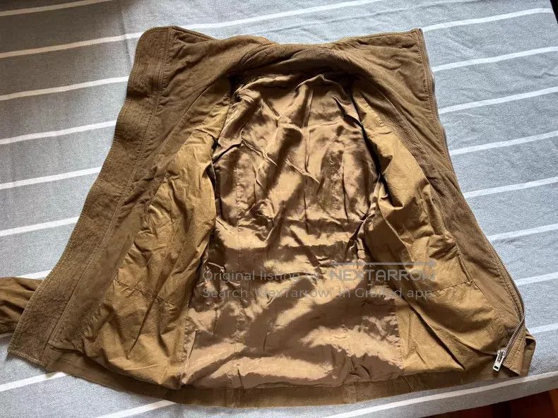 Rick Owens Rick Owens Erosion made old sheepskin diagonal zipper jack Size US S / EU 44-46 / 1 - 4 Thumbnail