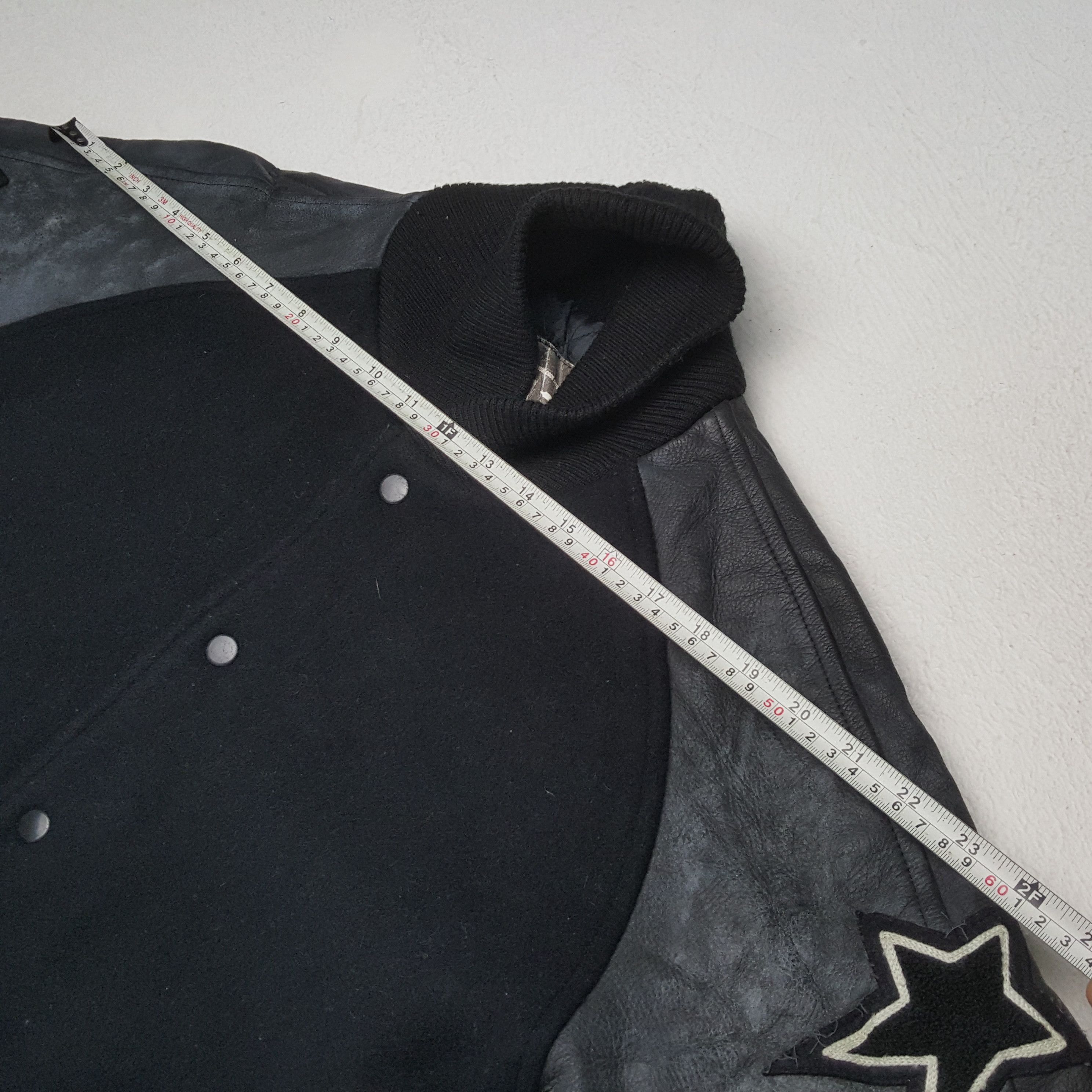 Japanese Brand × Vintage AMBIVALENT Custom If Six Was Nine Art Varsity Jacket Size US L / EU 52-54 / 3 - 5 Thumbnail