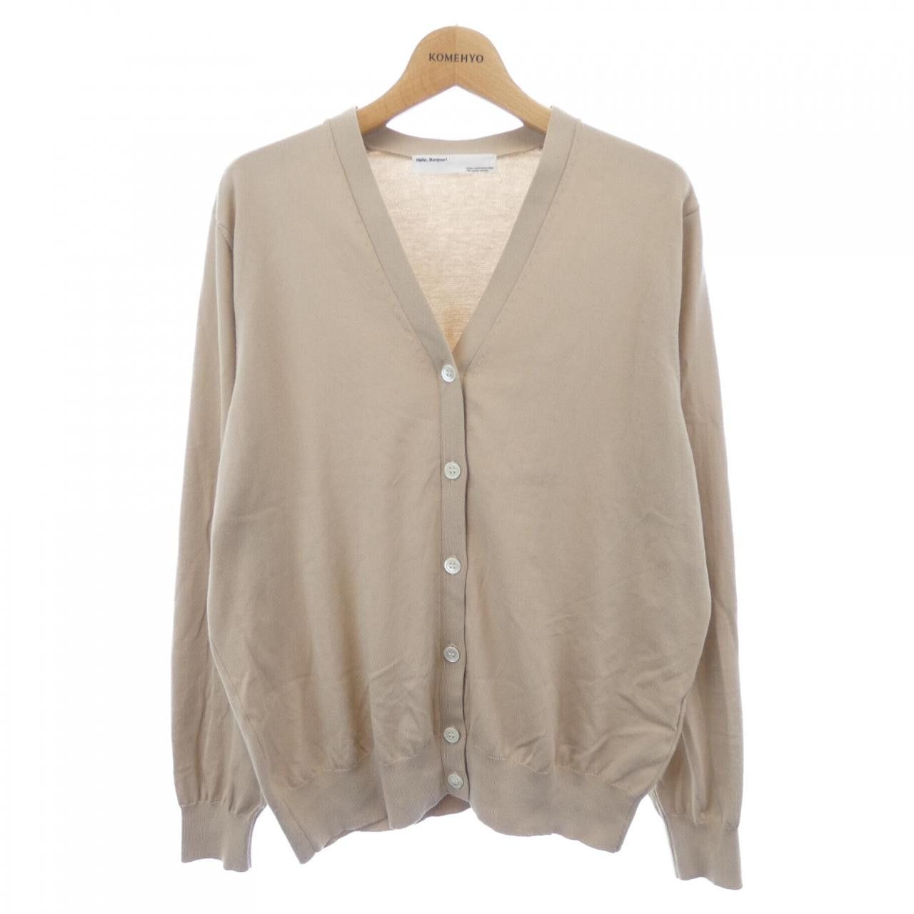 Other Other HELLO BONJOUR Wool Cardigan Cotton Tops DUTY FREE for USA Size ONE SIZE - 1 Thumbnail