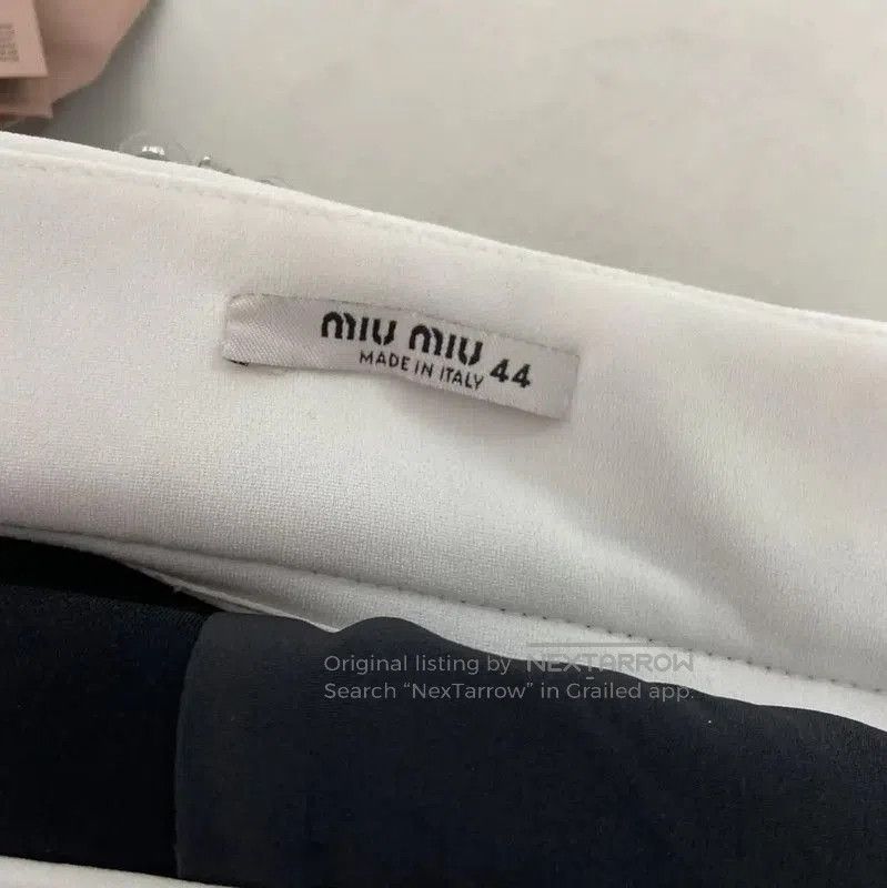 Miu Miu Miu Miu Black Acetate Women's Skirt . Size 28" / US 6 / IT 42 - 4 Thumbnail